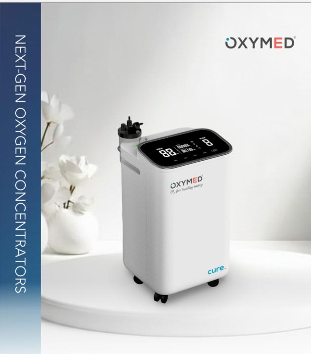 OXYMED inteli / cure Next-Gen 5L Oxygen Concentrator
